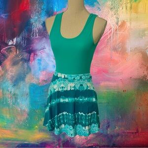 Wet Seal Skater Skirt + Derek Heart Tank Combo